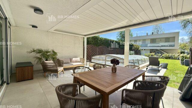 Luxus Mini lakóparkban Balatonakarattyán önálló Balatoni part szakasz, saját medence