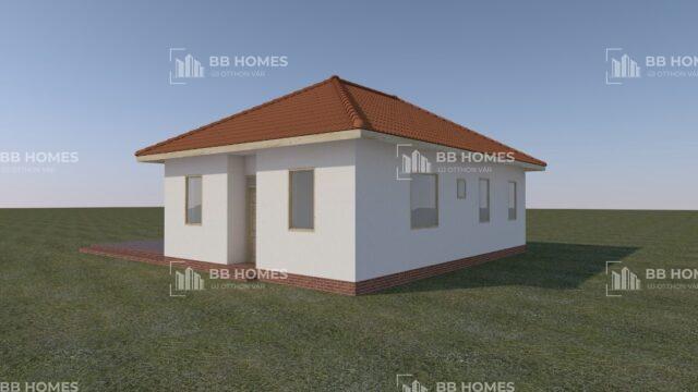 Balatonfőkajáron újépítésű egy szintes 122 családi ház